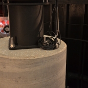 Power and signal lines to the pier